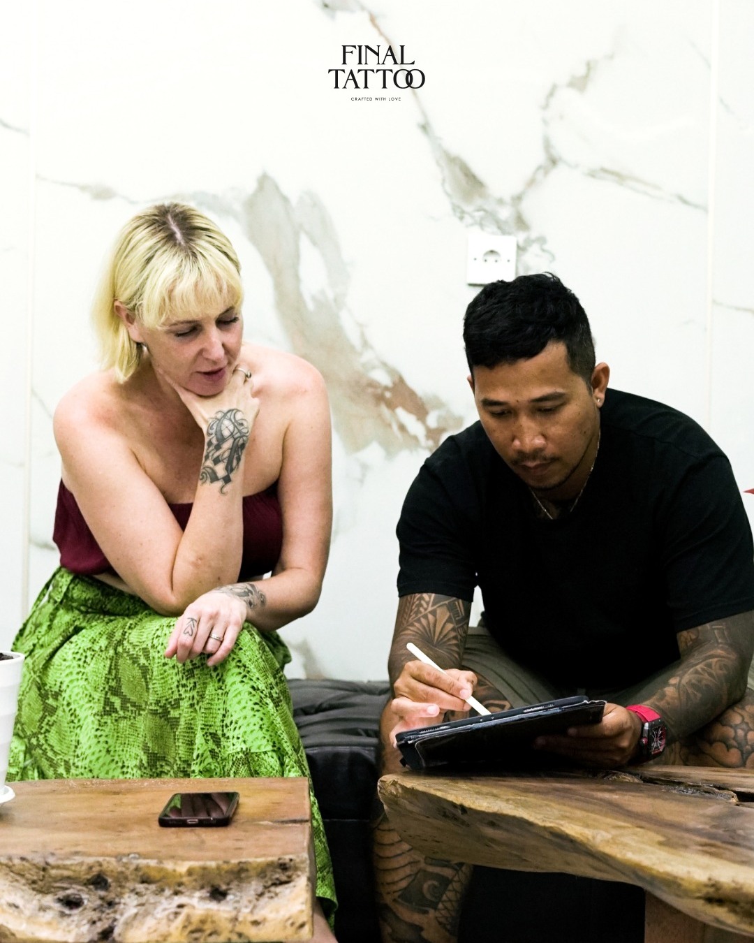 A design conversation in our Bali studio